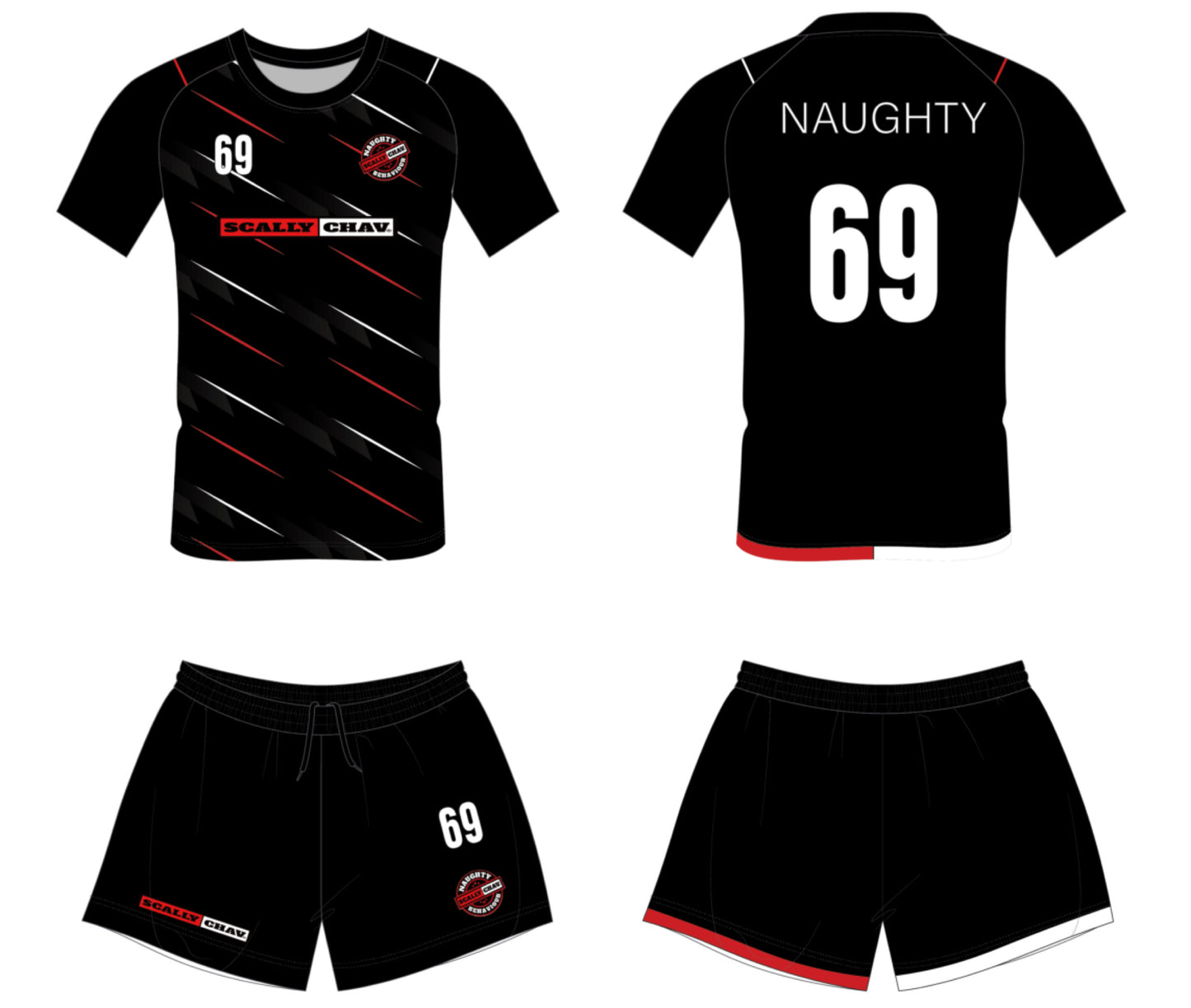 FOOTBALL KIT (black)