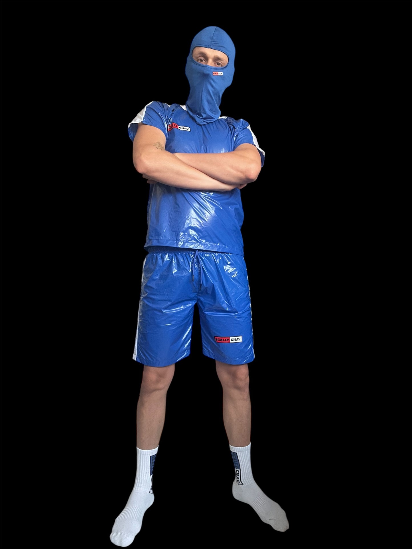 Pre Sale Blue Nylon Twinset