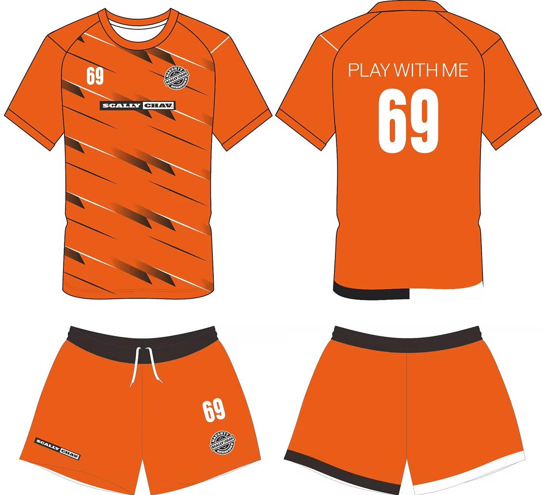 Orange Football Kit