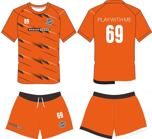 Orange Football Kit