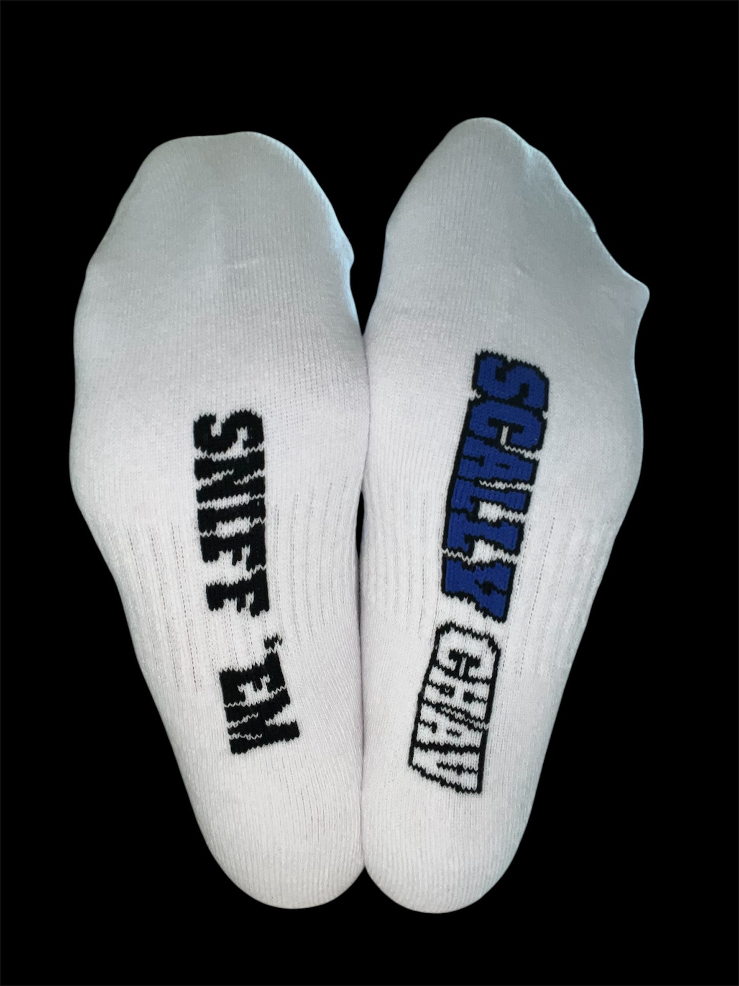 Blue stripe Sniff Em socks