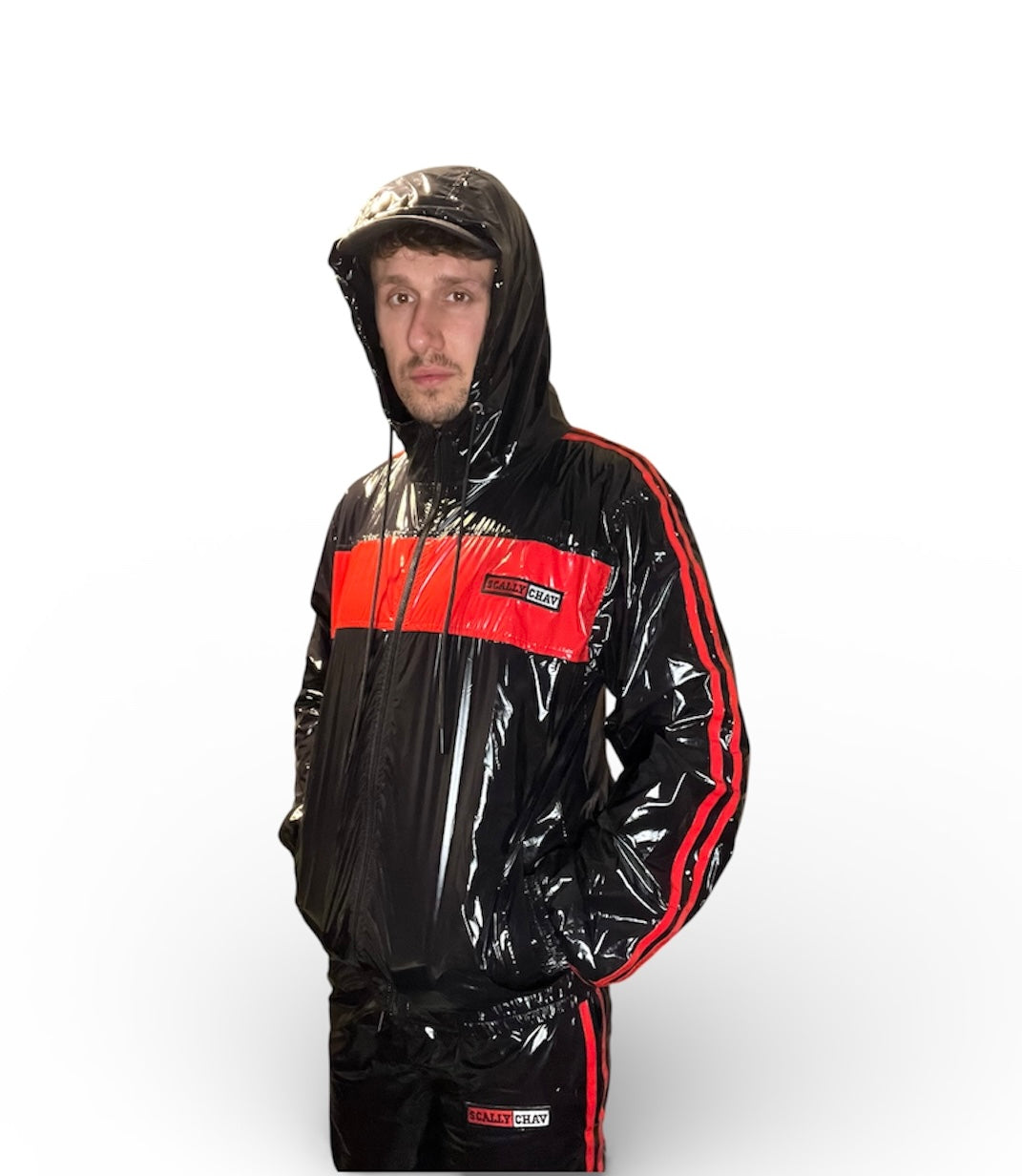 Shiny Nylon Tracksuit