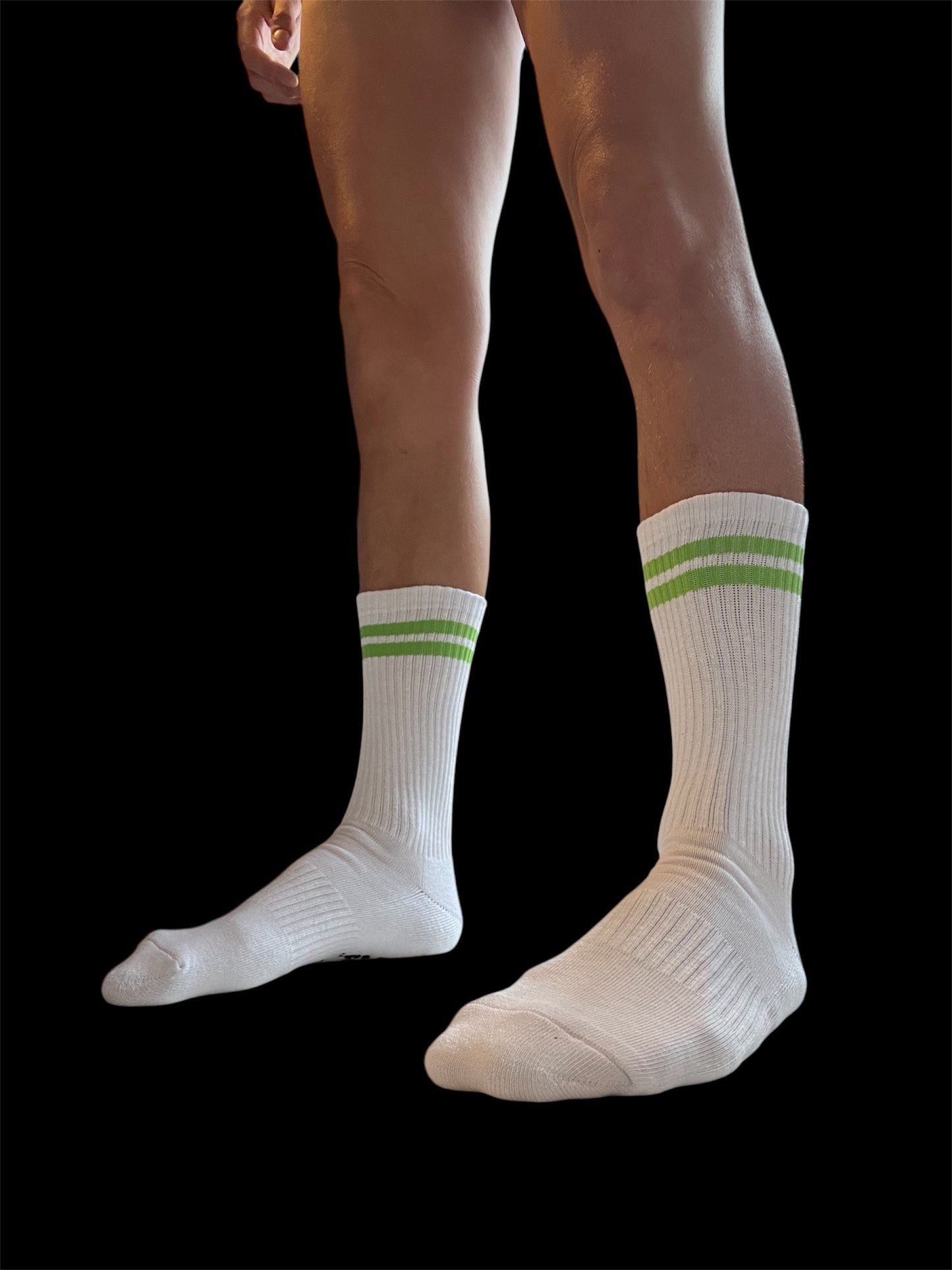 Green stripe Sniff Em socks
