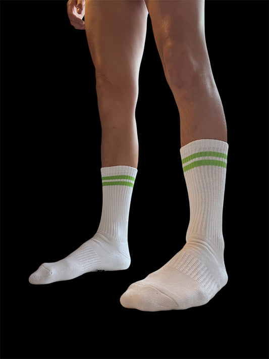 Green stripe Sniff Em socks