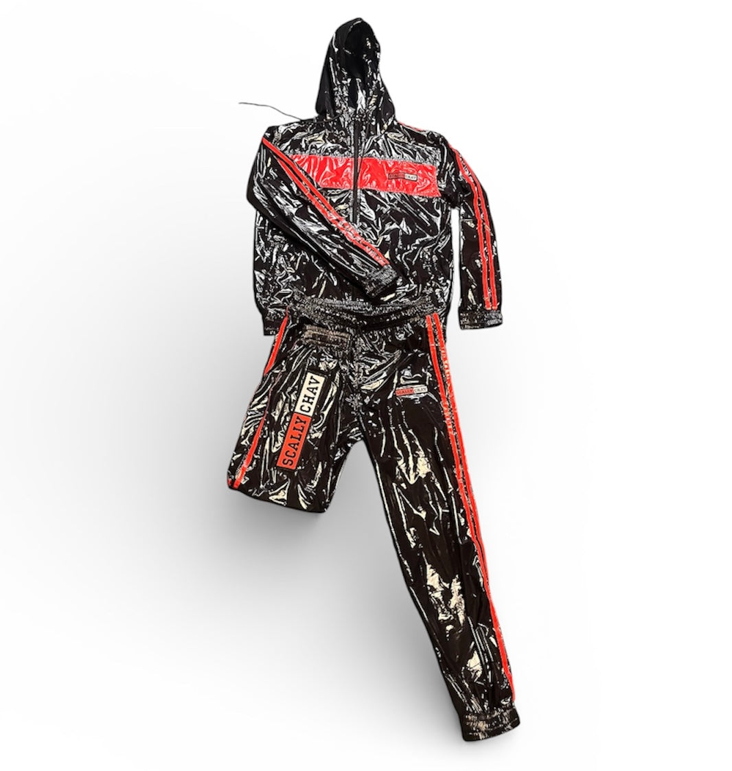 Shiny Nylon Tracksuit