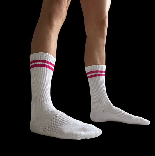Pink stripe Sniff Em socks
