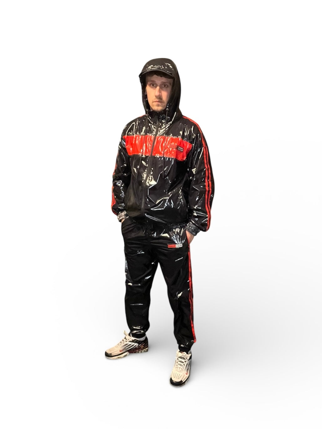 Shiny Nylon Tracksuit