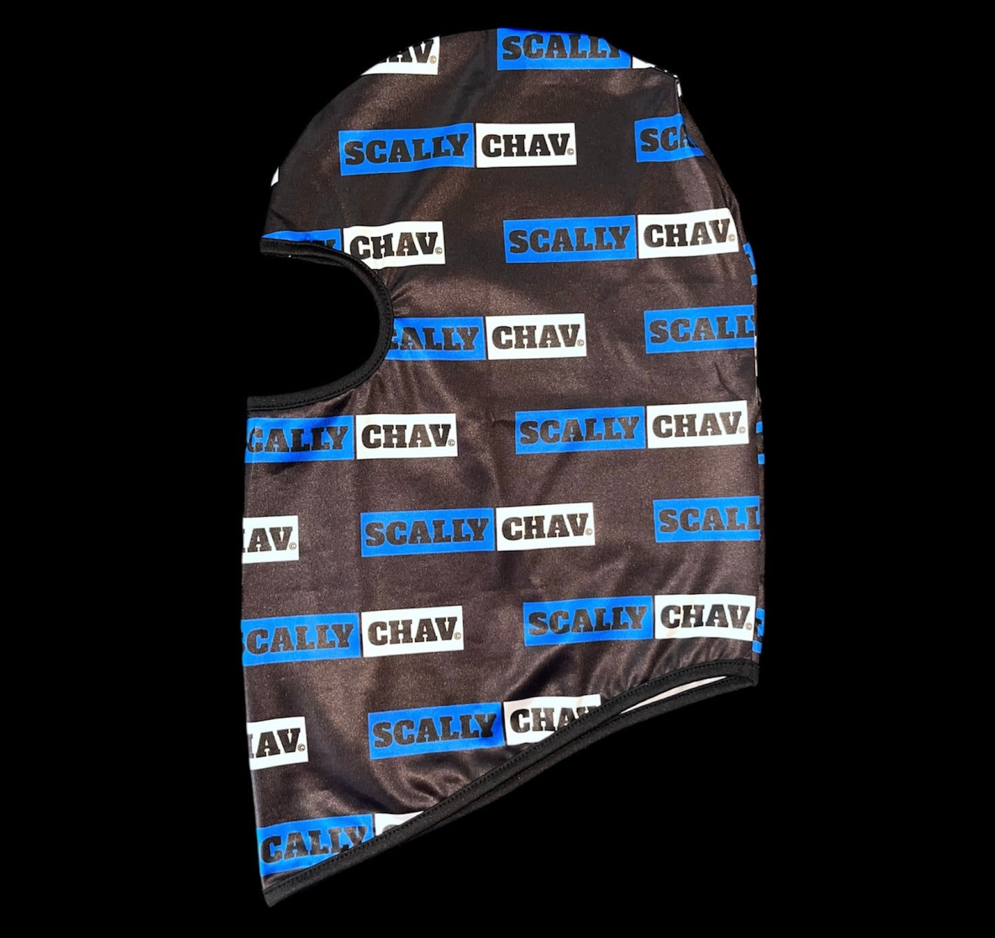 ROYAL BLUE LOGO ALL OVER PRINT BALACLAVA