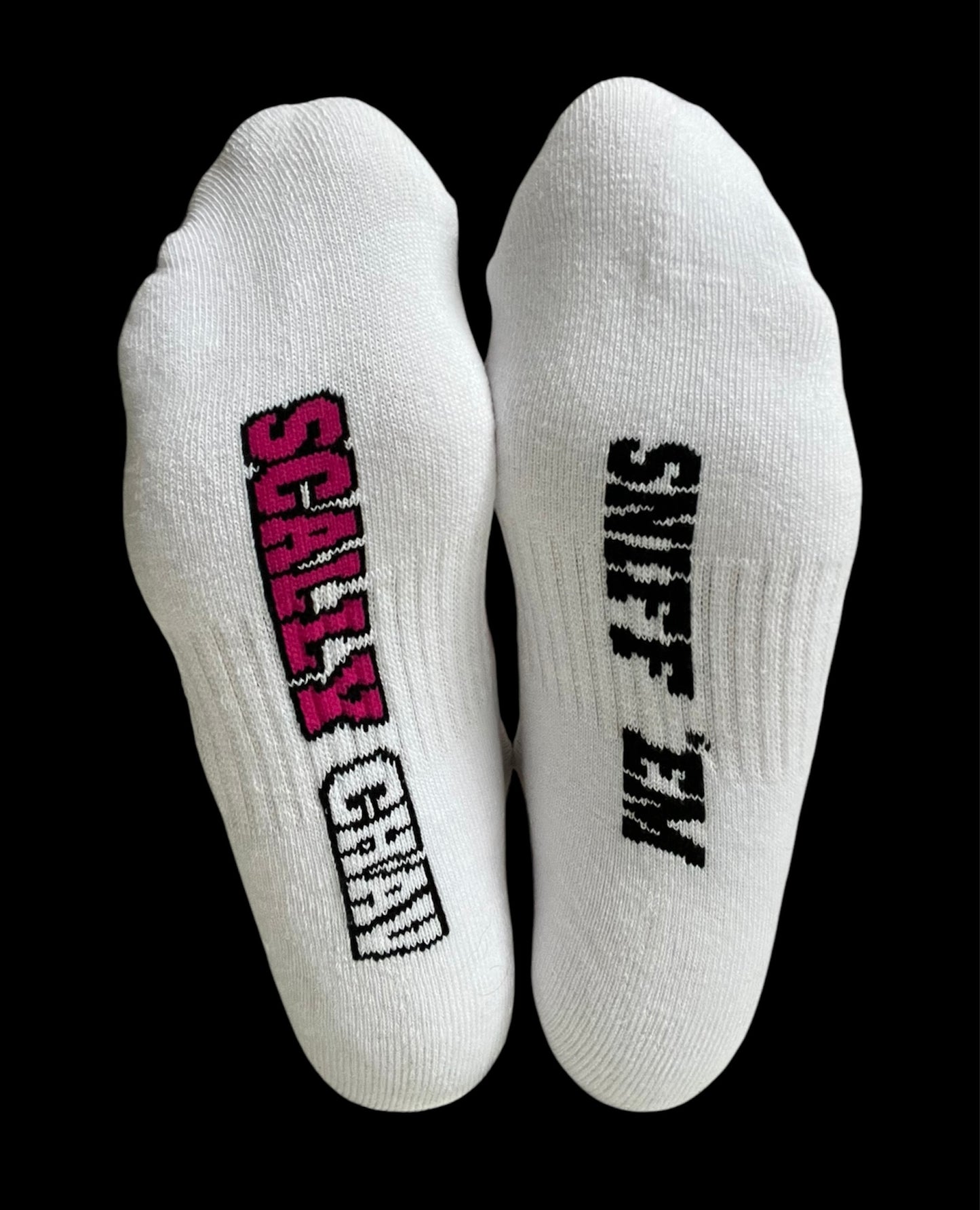 Pink stripe Sniff Em socks