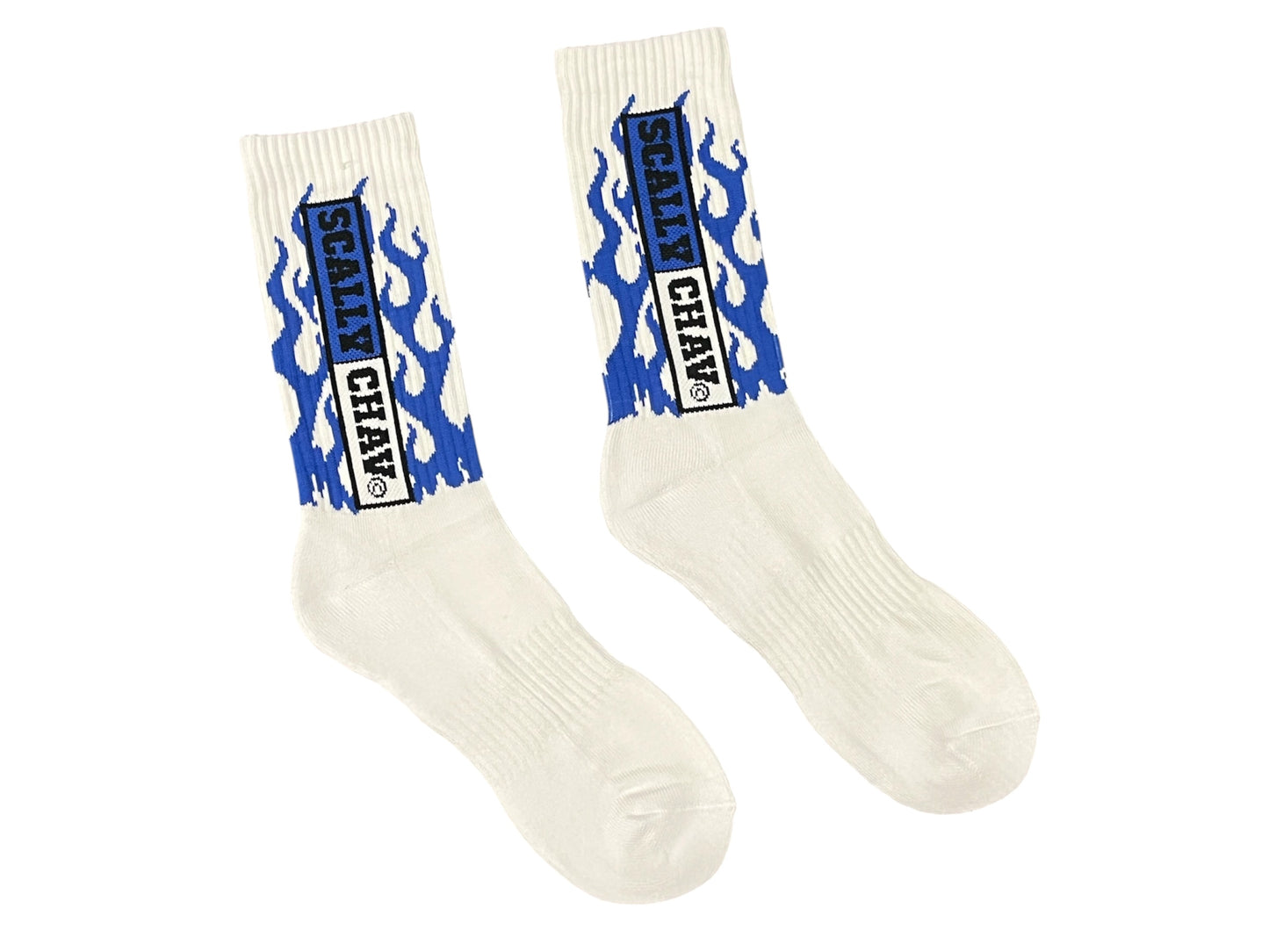 Blue Flame Socks