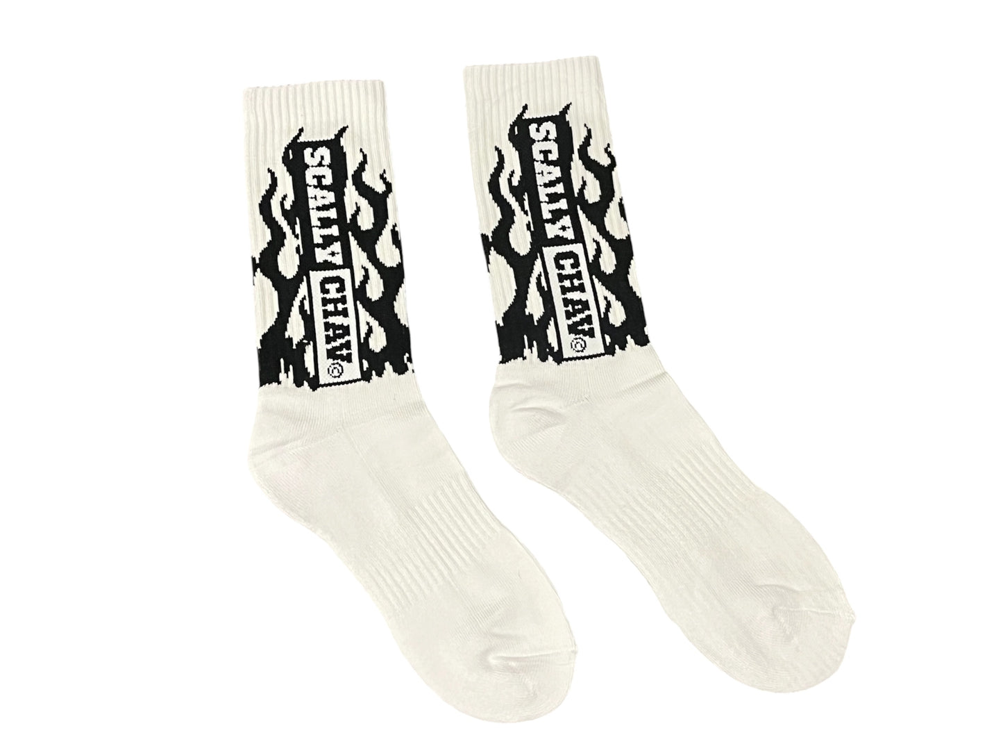 Black Flame Socks