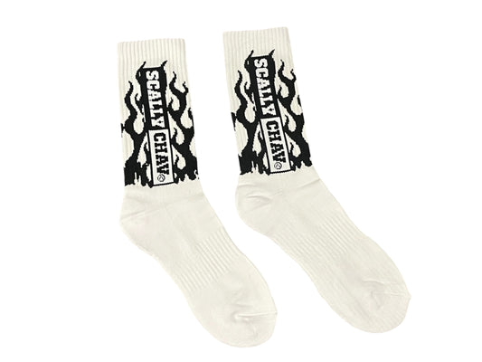 Black Flame Socks