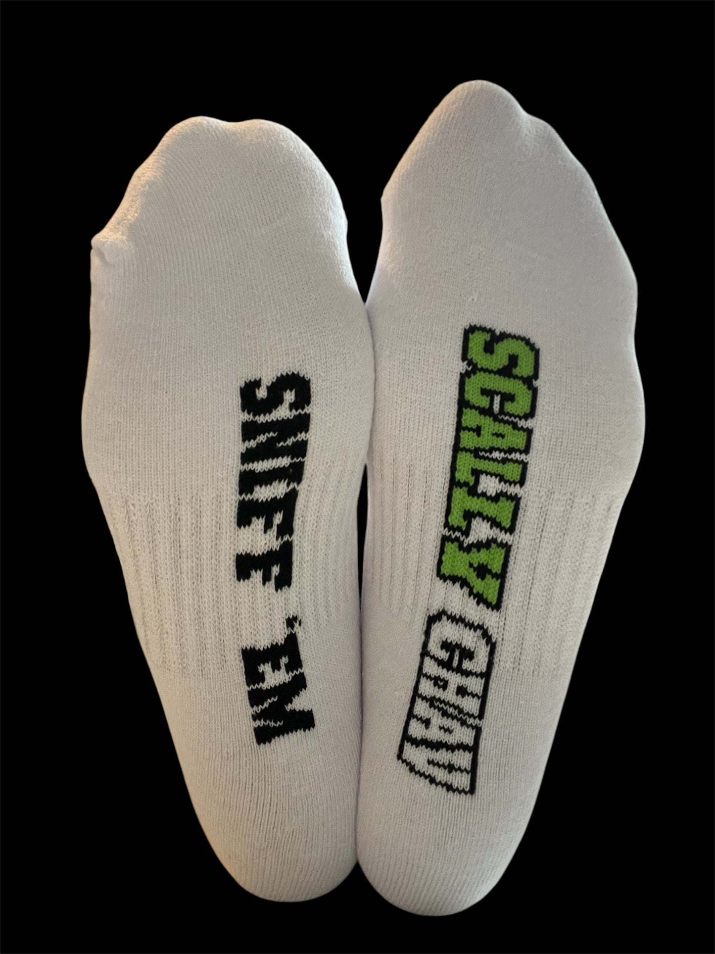 Green stripe Sniff Em socks
