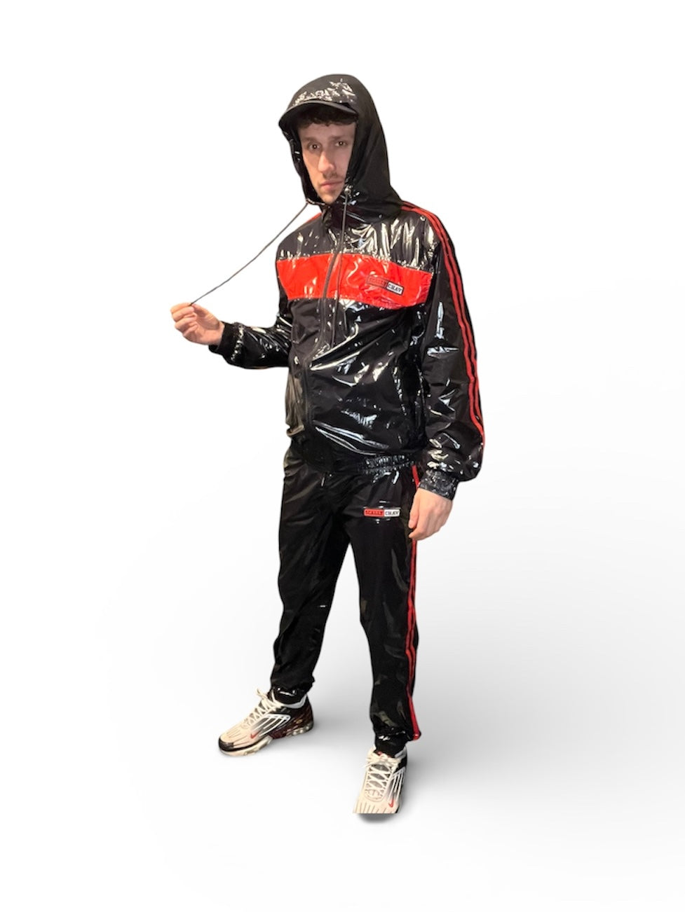 Shiny Nylon Tracksuit