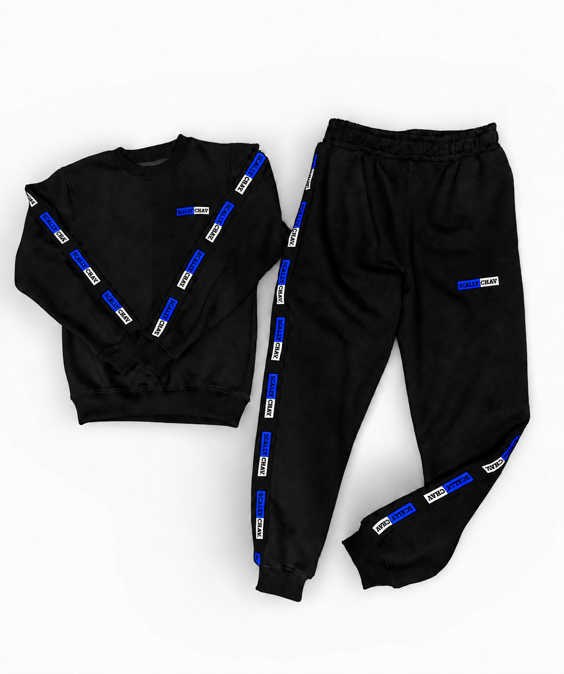 (PRE SALE) BLACK COTTON FLEECE TRACKSUIT